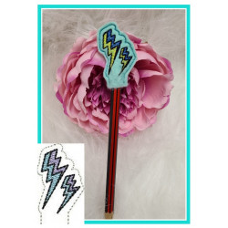 Stickdatei - ITH Stifteaufsatz Blitze